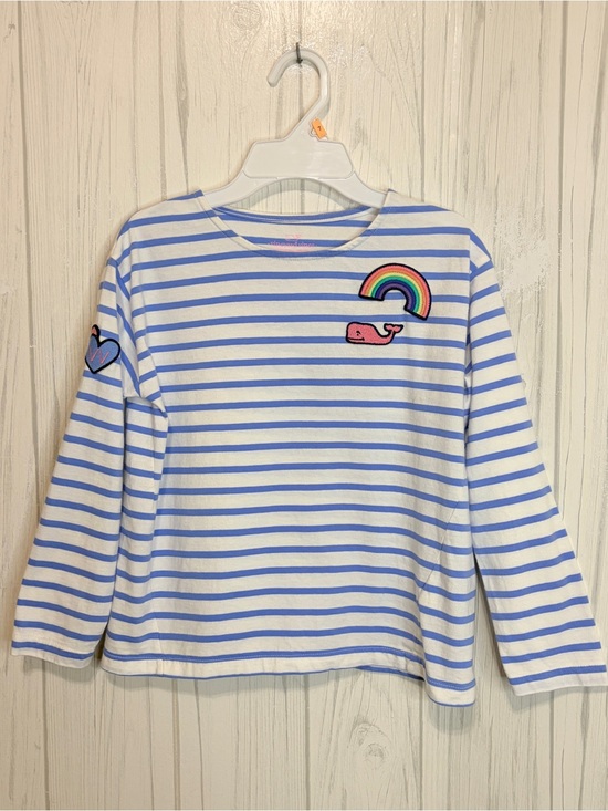 Vineyard Vines Other - GIRLS VINEYARD VINES Flashy Whale Rainbow Striped Long-Sleeve Tee, Small